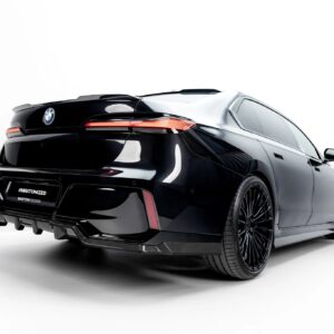 prepreg carbon fiber rear splitter (with vertical bars) suitable for bmw 7 m pack g70