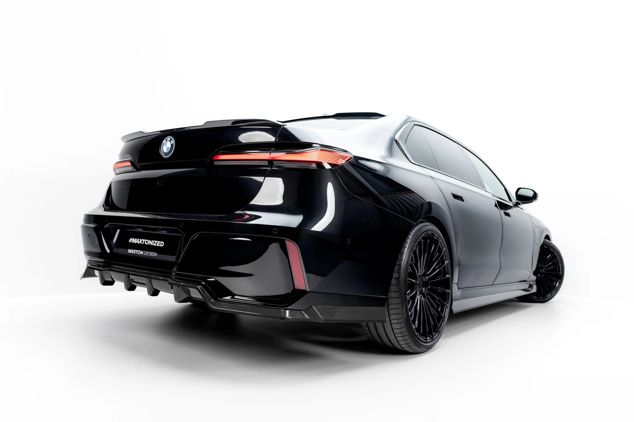 prepreg carbon fiber rear splitter (with vertical bars) suitable for bmw 7 m pack g70 prepreg carbon fiber rear splitter (with vertical bars) suitable for bmw 7 m pack g70