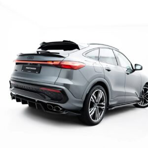 rear splitter (with vertical bars) suitable for audi sq5 sportback / suv mk3