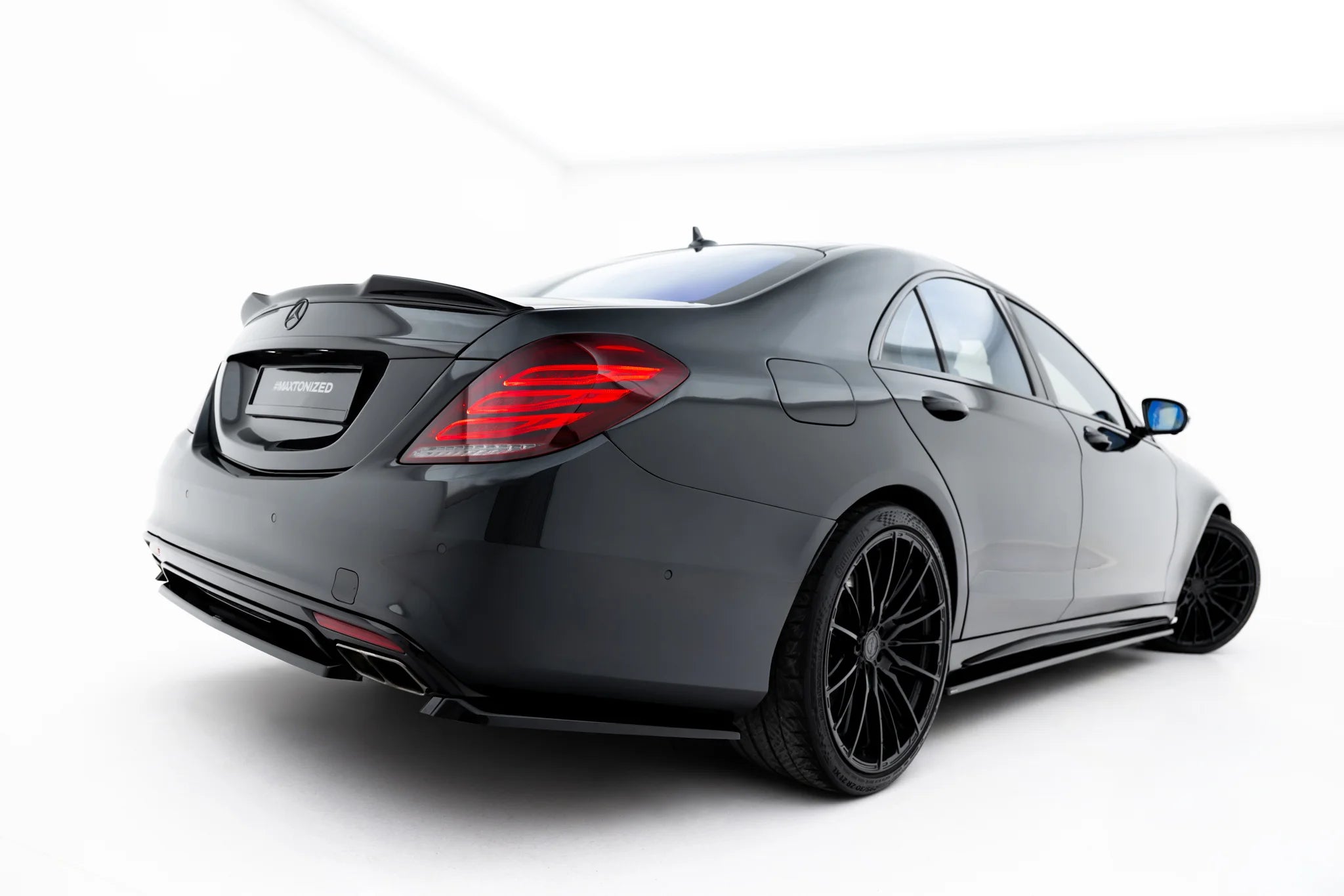 rear splitter v.2 suitable for mercedes benz s amg line w222 rear splitter v.2 suitable for mercedes benz s amg line w222