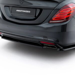 rear splitter v.2 suitable for mercedes benz s amg line w222