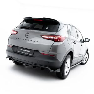 rear splitter (with vertical bars) suitable for opel grandland mk1