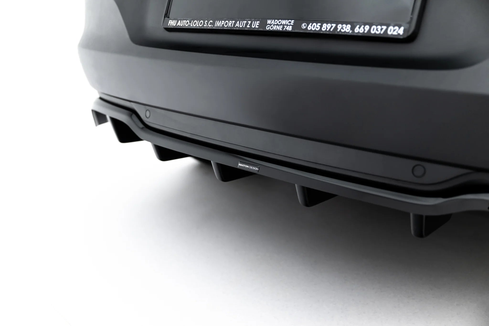 rear splitter (with vertical bars) suitable for opel grandland mk1 rear splitter (with vertical bars) suitable for opel grandland mk1