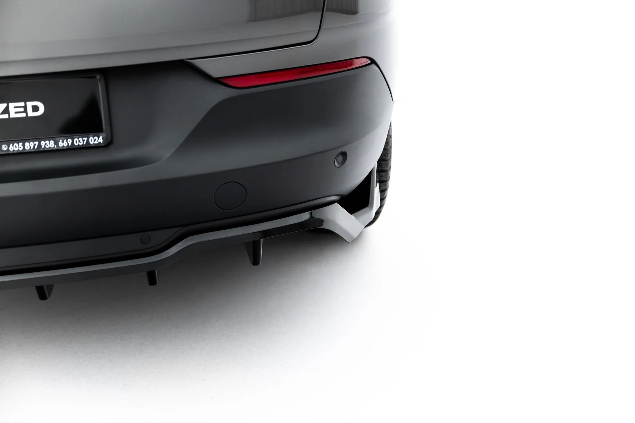 rear splitter (with vertical bars) suitable for opel grandland mk1 rear splitter (with vertical bars) suitable for opel grandland mk1