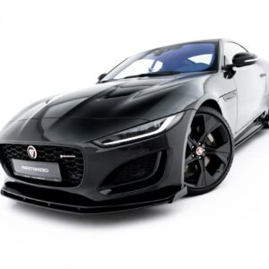street pro front splitter + flaps suitable for jaguar f type x152 facelift 2