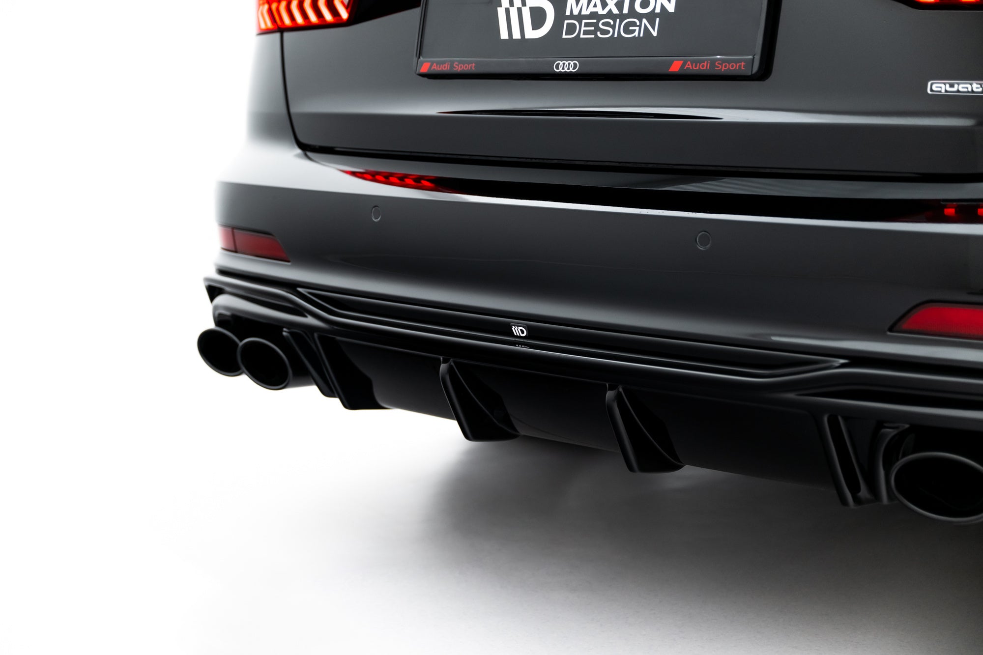 rear valance + exhaust ends imitation suitable for audi a6 s line / s6 c8 / c8 facelift rear valance + exhaust ends imitation suitable for audi a6 s line / s6 c8 / c8 facelift