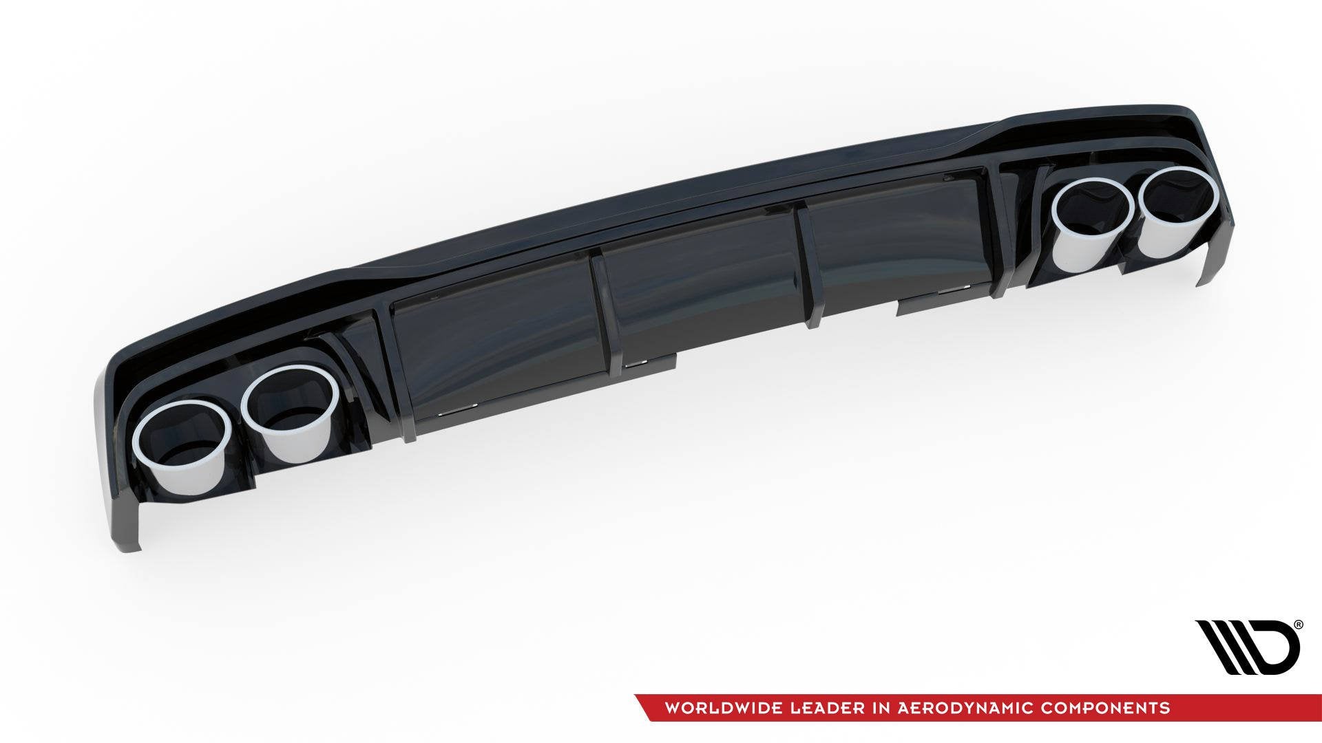 rear valance + exhaust ends imitation suitable for audi a6 s line / s6 c8 / c8 facelift rear valance + exhaust ends imitation suitable for audi a6 s line / s6 c8 / c8 facelift