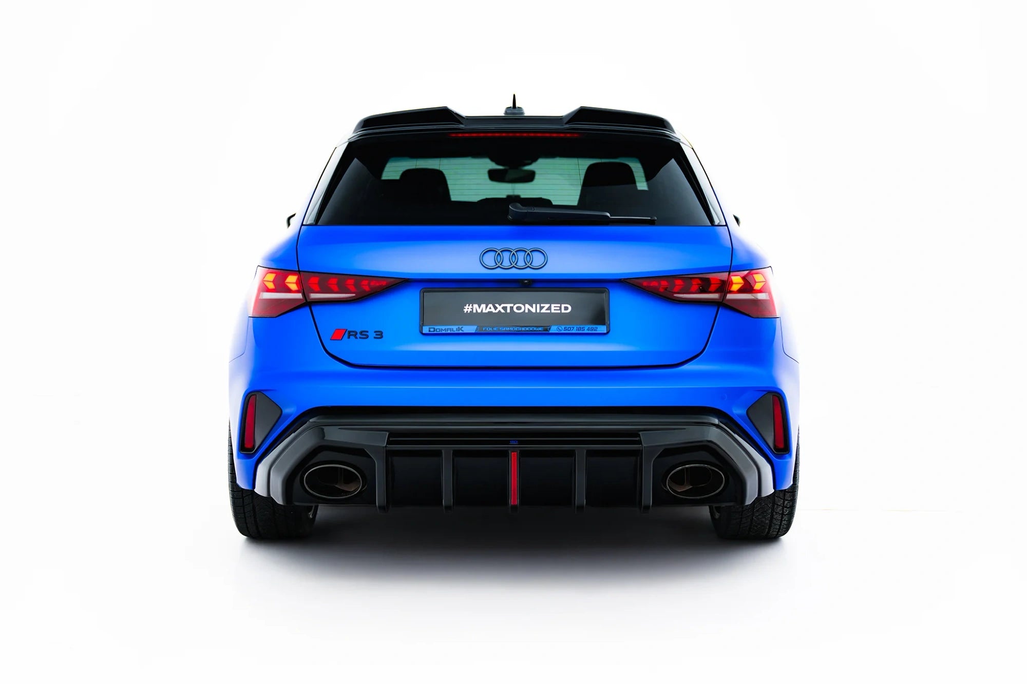 rear valance suitable for audi rs3 8y sportback 8y facelift (version with original reflector) rear valance suitable for audi rs3 8y sportback 8y facelift (version with original reflector)