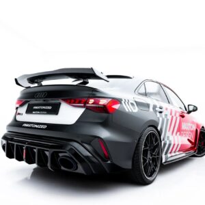 rear valance suitable for audi rs3 sedan 8y facelift (version with led light)