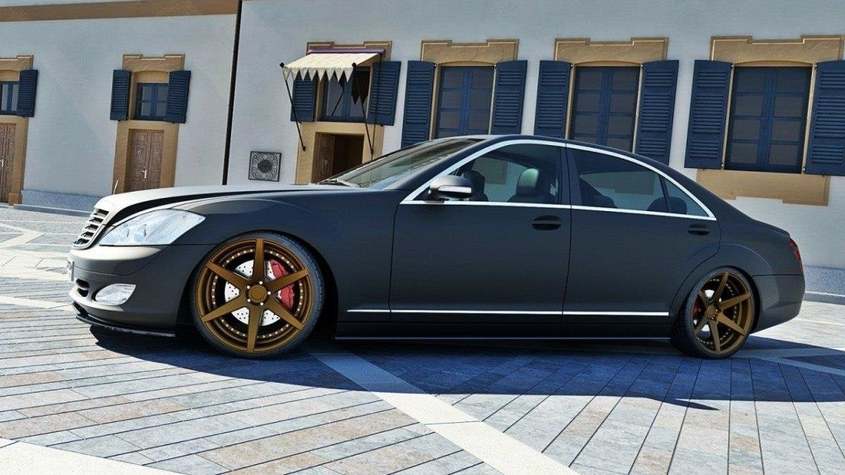 side skirts diffusers suitable for mercedes s class w221 long side skirts diffusers suitable for mercedes s class w221 long