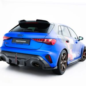 prepreg carbon fiber rear diffuser suitable for audi rs3 sportback 8y facelift