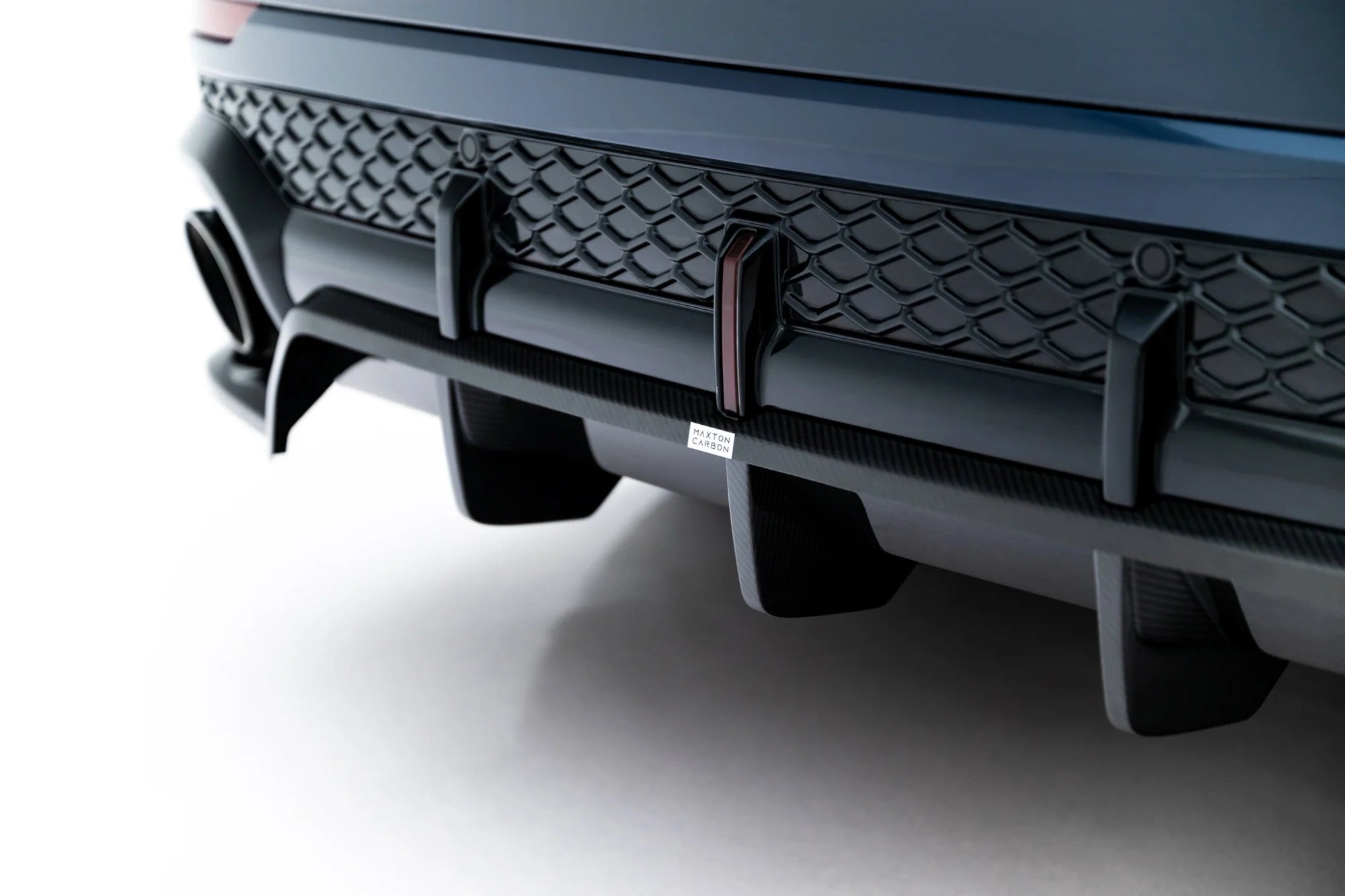 prepreg carbon fiber rear splitter (with vertical bars) suitable for audi rsq8 mk1 facelift prepreg carbon fiber rear splitter (with vertical bars) suitable for audi rsq8 mk1 facelift