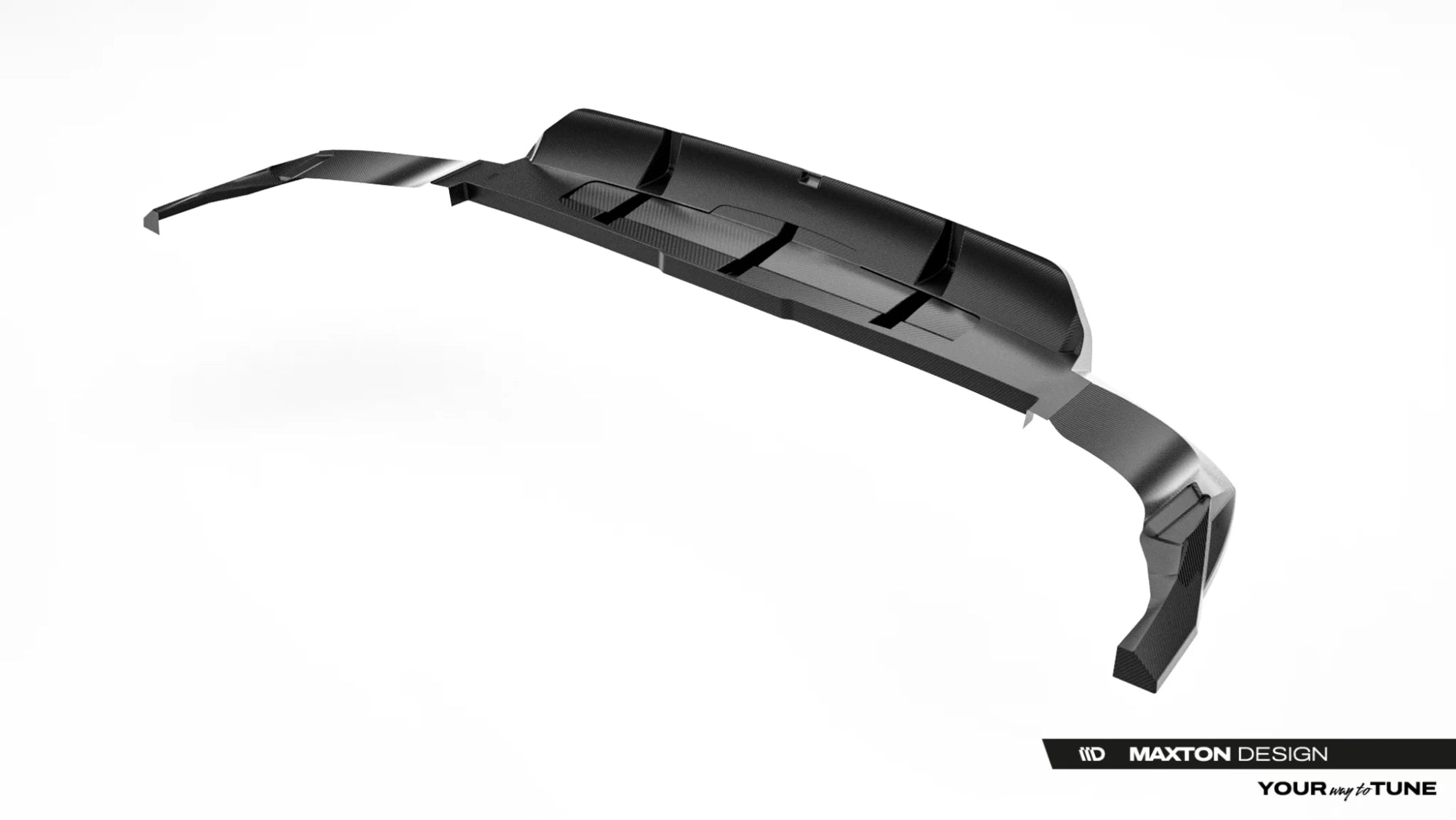prepreg carbon fiber rear splitter (with vertical bars) suitable for audi rsq8 mk1 facelift prepreg carbon fiber rear splitter (with vertical bars) suitable for audi rsq8 mk1 facelift