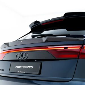 prepreg carbon fiber tailgate spoiler (lower) suitable for audi rsq8 mk1 facelift