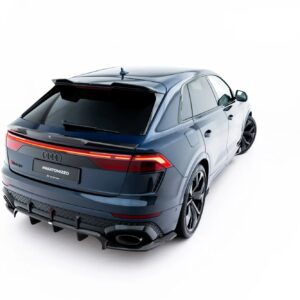 prepreg carbon fiber tailgate spoiler (upper) suitable for audi rsq8 mk1 facelift