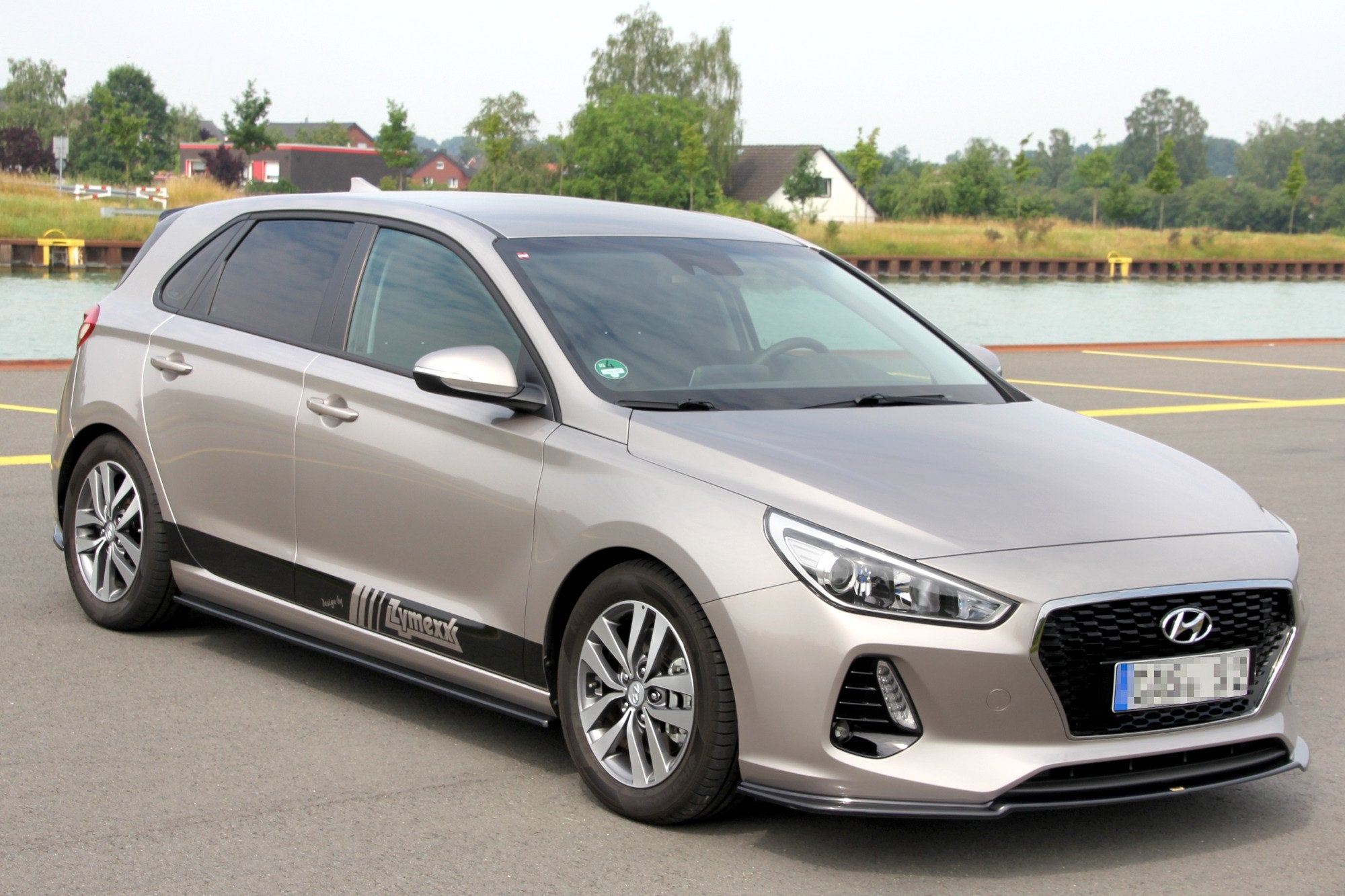 front splitter v.1 suitable for hyundai i30 mk3 hatchback front splitter v.1 suitable for hyundai i30 mk3 hatchback