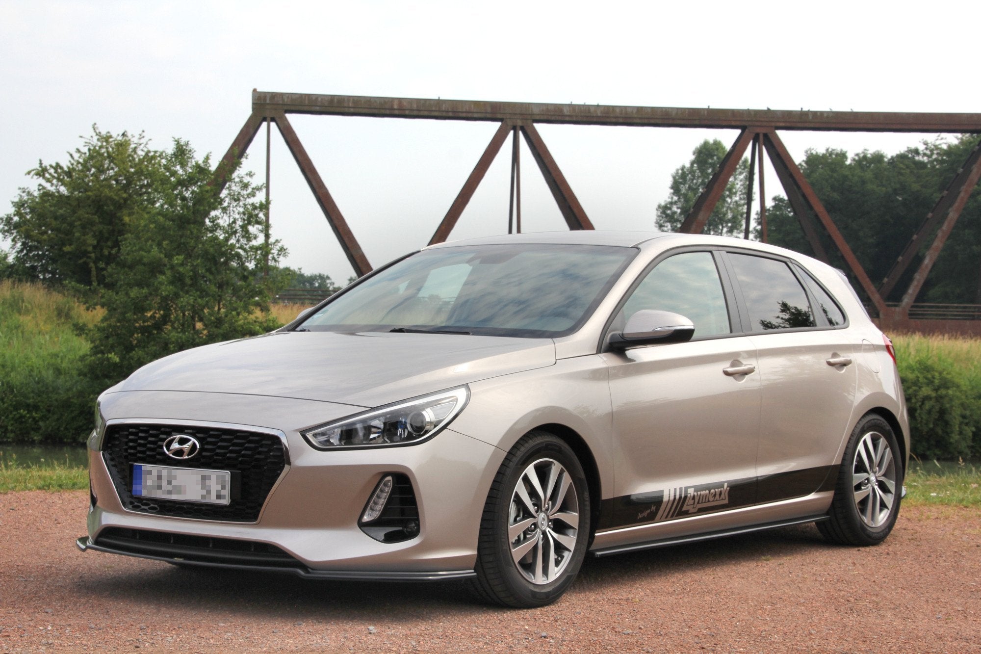 front splitter v.1 suitable for hyundai i30 mk3 hatchback front splitter v.1 suitable for hyundai i30 mk3 hatchback