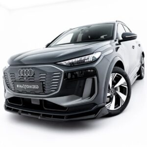 front splitter suitable for audi q6 e tron standard / s line / sq6 e tron suv / sportback mk1