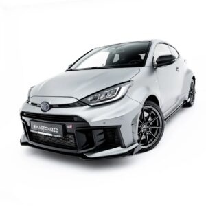 street pro front splitter + flaps suitable for toyota gr yaris mk4 facelift