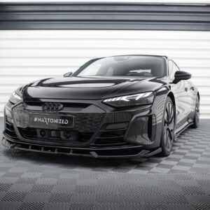 front splitter v.1 suitable for audi e tron gt / rs gt mk1
