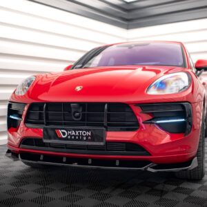 front splitter v.1 suitable for porsche macan gts / sport design mk1 facelift