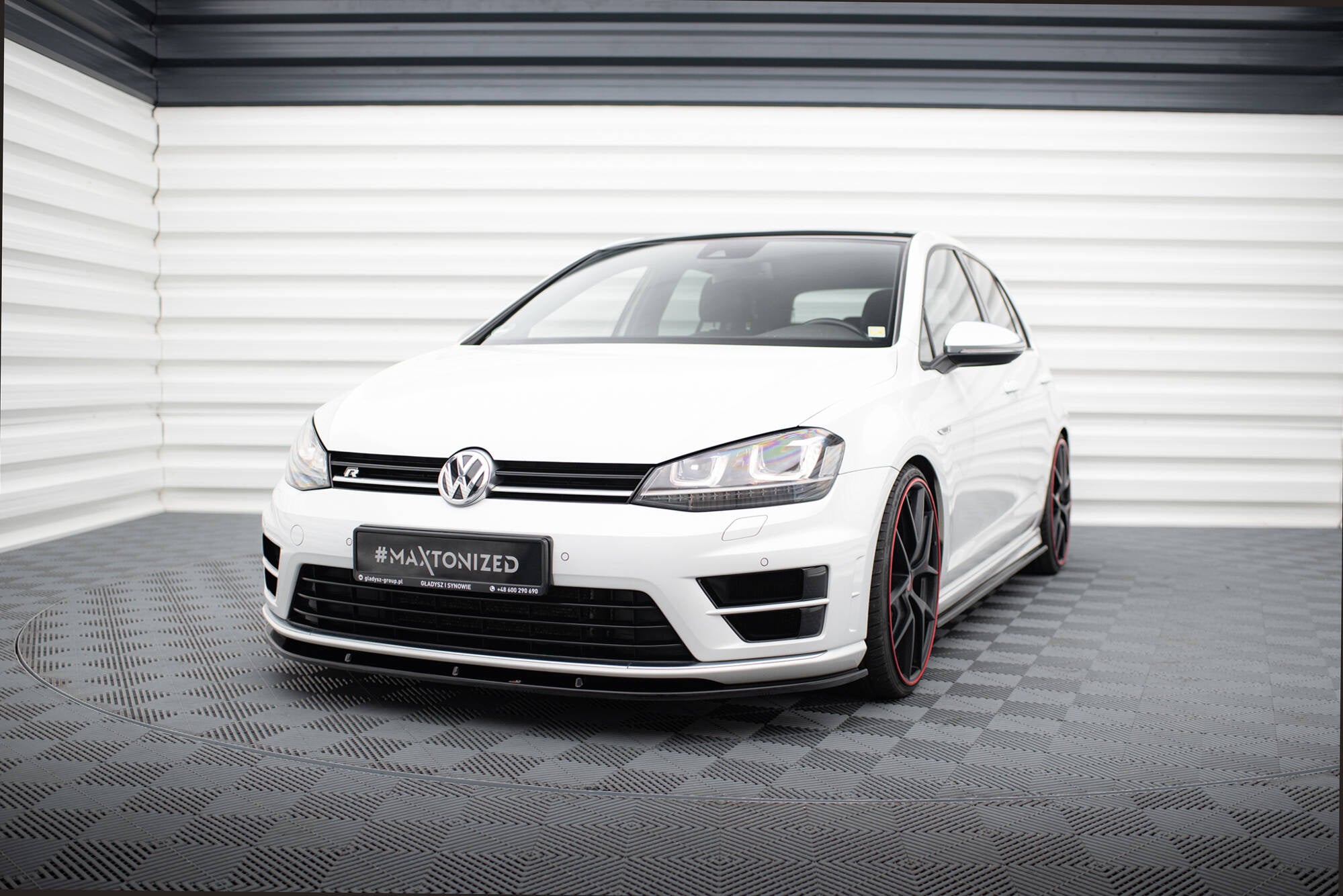 front splitter v.1 suitable for volkswagen golf r / r line mk7 front splitter v.1 suitable for volkswagen golf r / r line mk7