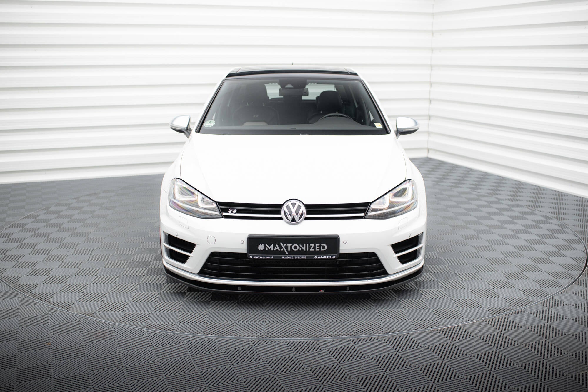 front splitter v.1 suitable for volkswagen golf r / r line mk7 front splitter v.1 suitable for volkswagen golf r / r line mk7