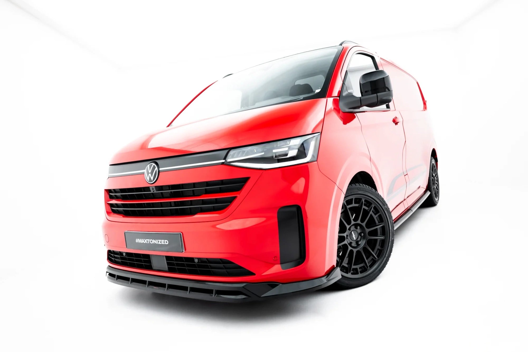 front splitter v.2 suitable for volkswagen transporter t7 front splitter v.2 suitable for volkswagen transporter t7