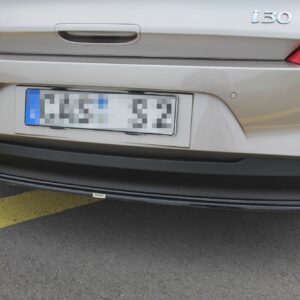 rear splitter (without vertical bars) suitable for hyundai i30 mk3 hatchback