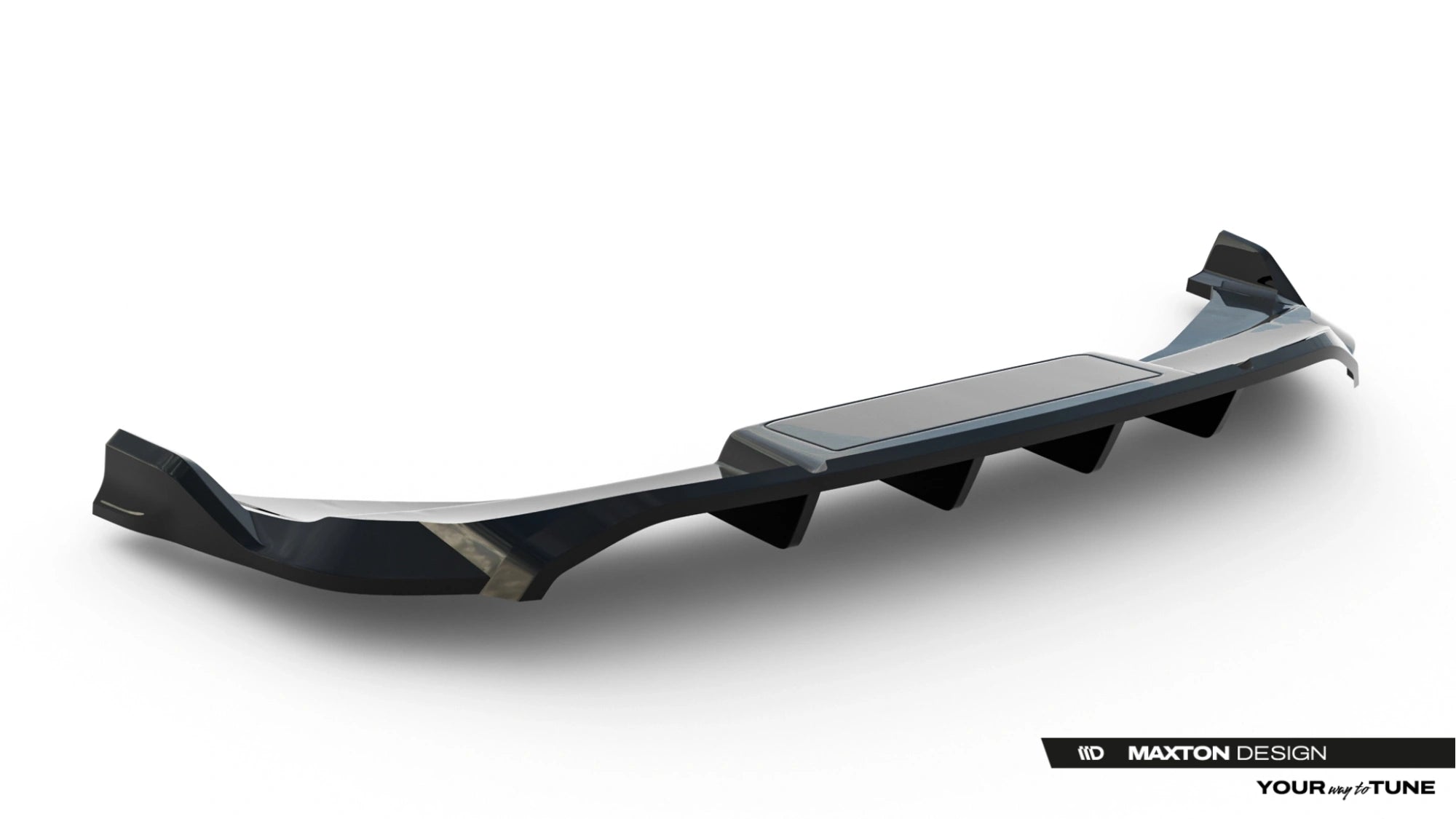 rear splitter (with vertical bars) suitable for audi q6 e tron s line / sq6 e tron suv / sportback mk1 rear splitter (with vertical bars) suitable for audi q6 e tron s line / sq6 e tron suv / sportback mk1