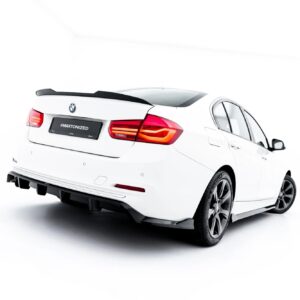 rear splitter (with vertical bars) suitable for bmw 3 sportline sedan / touring f30 / f31
