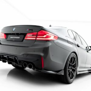 rear splitter (with vertical bars) suitable for bmw m5 f90 / f90 facelift