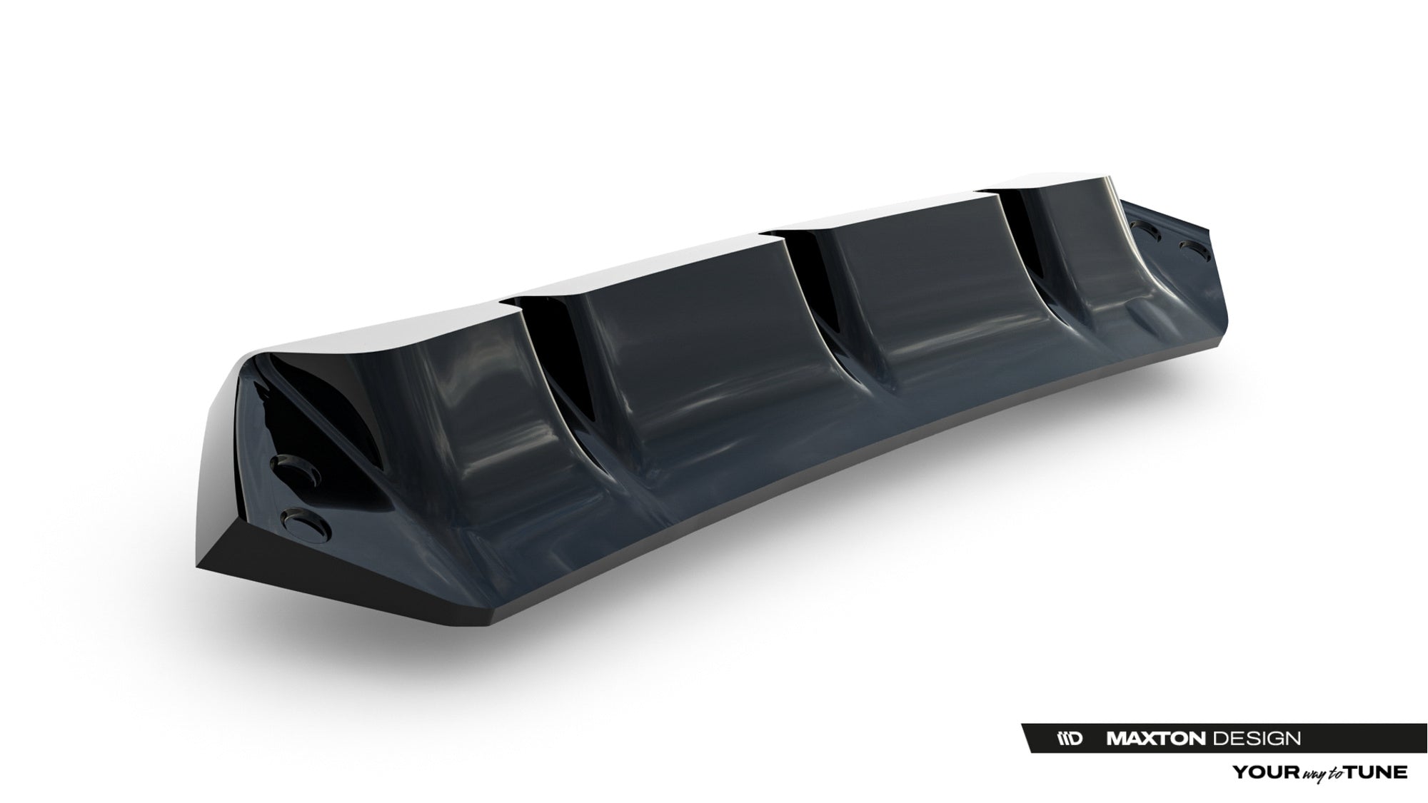 rear splitter (with vertical bars) suitable for bmw m5 f90 / f90 facelift rear splitter (with vertical bars) suitable for bmw m5 f90 / f90 facelift