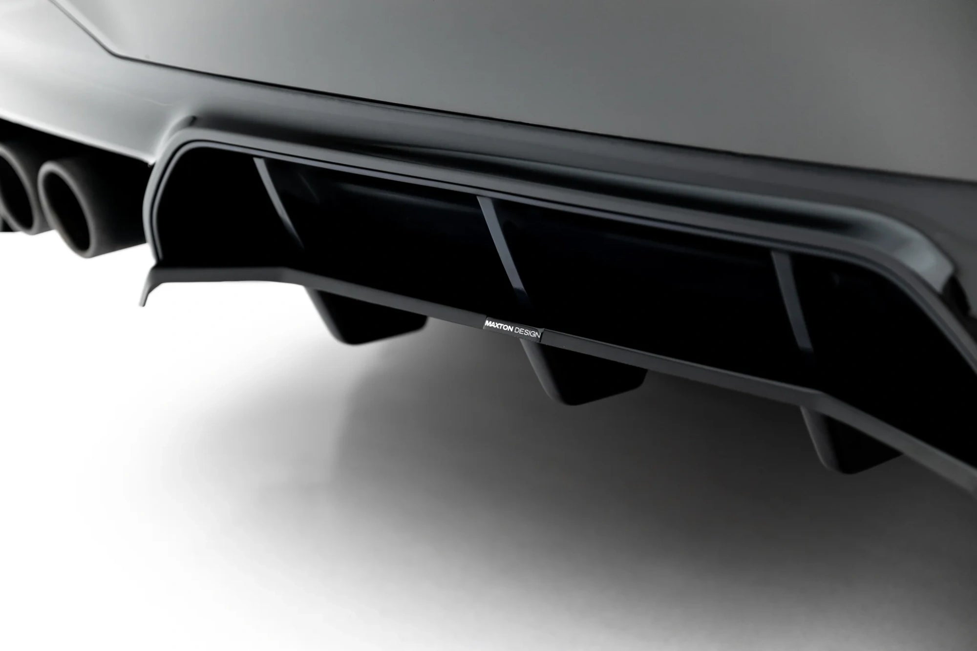 rear splitter (with vertical bars) suitable for bmw m5 f90 / f90 facelift rear splitter (with vertical bars) suitable for bmw m5 f90 / f90 facelift