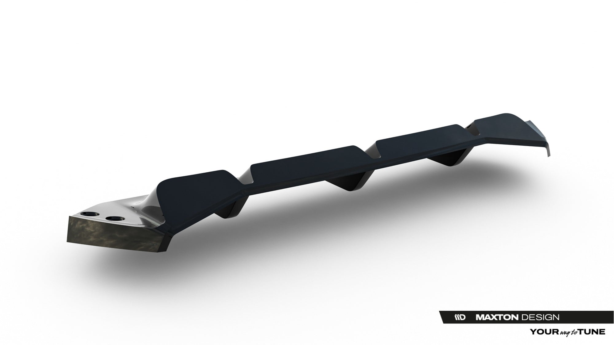rear splitter (with vertical bars) suitable for bmw m5 f90 / f90 facelift rear splitter (with vertical bars) suitable for bmw m5 f90 / f90 facelift