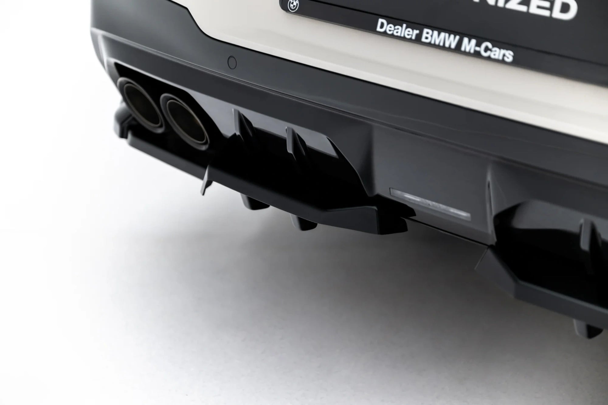 rear splitter (with vertical bars) suitable for bmw x3 m50 g45 rear splitter (with vertical bars) suitable for bmw x3 m50 g45