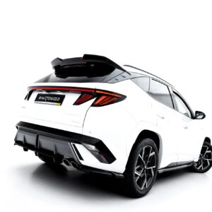 rear splitter (with vertical bars) suitable for hyundai tucson n line mk4 facelift