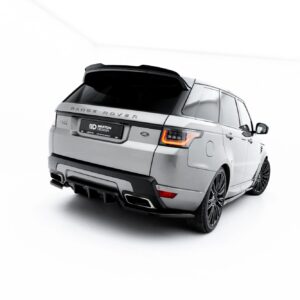 rear splitter (with vertical bars) suitable for land rover range rover sport mk2 facelift