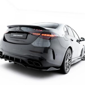 rear splitter (with vertical bars) suitable for mercedes amg c63 sedan / estate w206 / s206