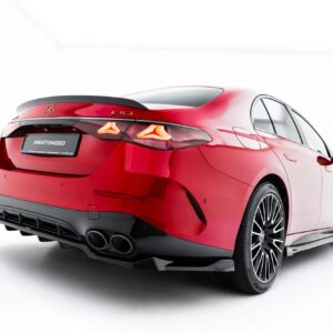 rear splitter (with vertical bars) suitable for mercedes amg e53 sedan / estate w214