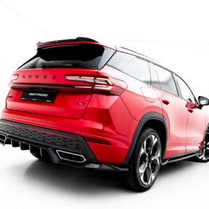 rear splitter (with vertical bars) suitable for skoda kodiaq rs mk2