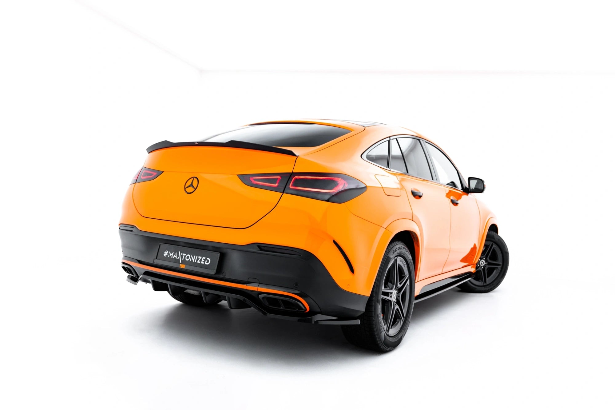 rear splitter (with vertical bars) v.2 suitable for mercedes benz gle coupe amg line c167 / c167 facelift rear splitter (with vertical bars) v.2 suitable for mercedes benz gle coupe amg line c167 / c167 facelift