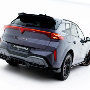 rear splitter (with vertical bars) v.3 suitable for cupra terramar mk1 (version with towbar)