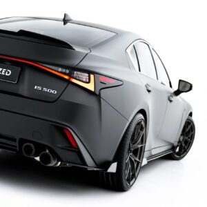street pro rear side splitters + flaps suitable for lexus is 500 mk3 facelift 2 (xe30)