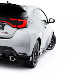 street pro rear side splitters + flaps suitable for toyota gr yaris mk4 facelift