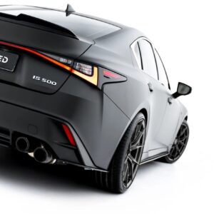 street pro rear side splitters suitable for lexus is 500 mk3 facelift 2 (xe30)