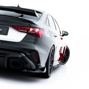 rear side splitters v.2 suitable for audi rs3 sedan 8y facelift