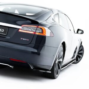 rear side splitters v.2 suitable for tesla model s mk1