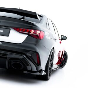 rear side splitters v.3 suitable for audi rs3 sedan 8y facelift