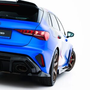 rear side splitters v.3 suitable for audi rs3 sportback 8y facelift